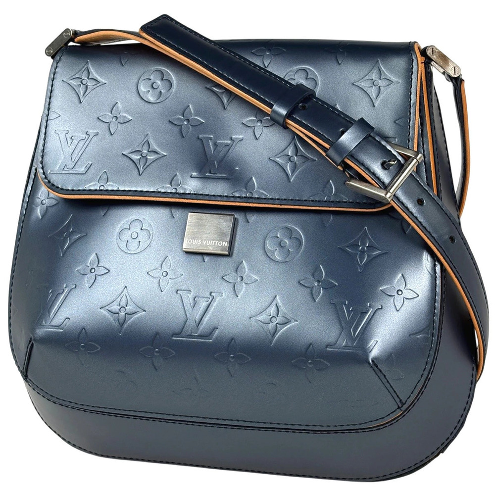 Louis Vuitton Webster Street Shoulder Bag Monogram Matte Blue